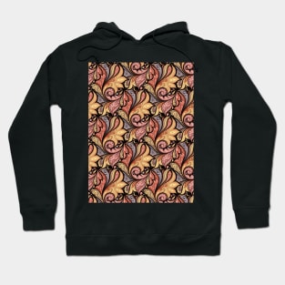 Floral Pattern in Paisley Garden Indian Style Hoodie